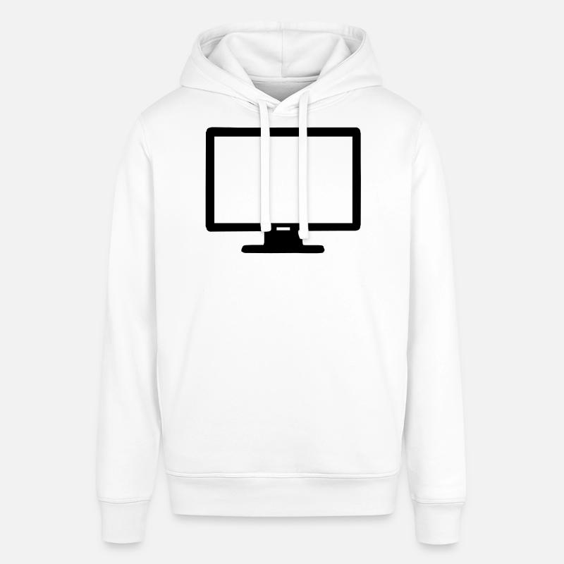 Computer Bildschirm - Stanley/Stella Unisex Hoodie SOUNDER - Weiß