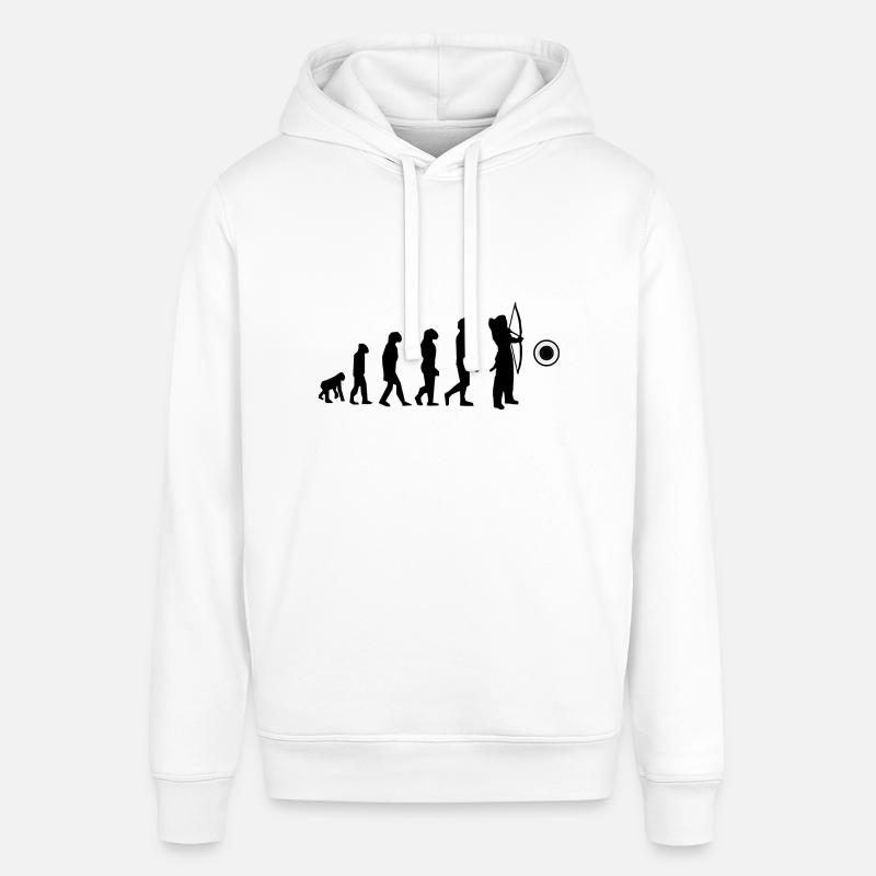 Tir à l’arc évolution - Sweat à capuche SOUNDER Stanley/Stella Unisexe - blanc