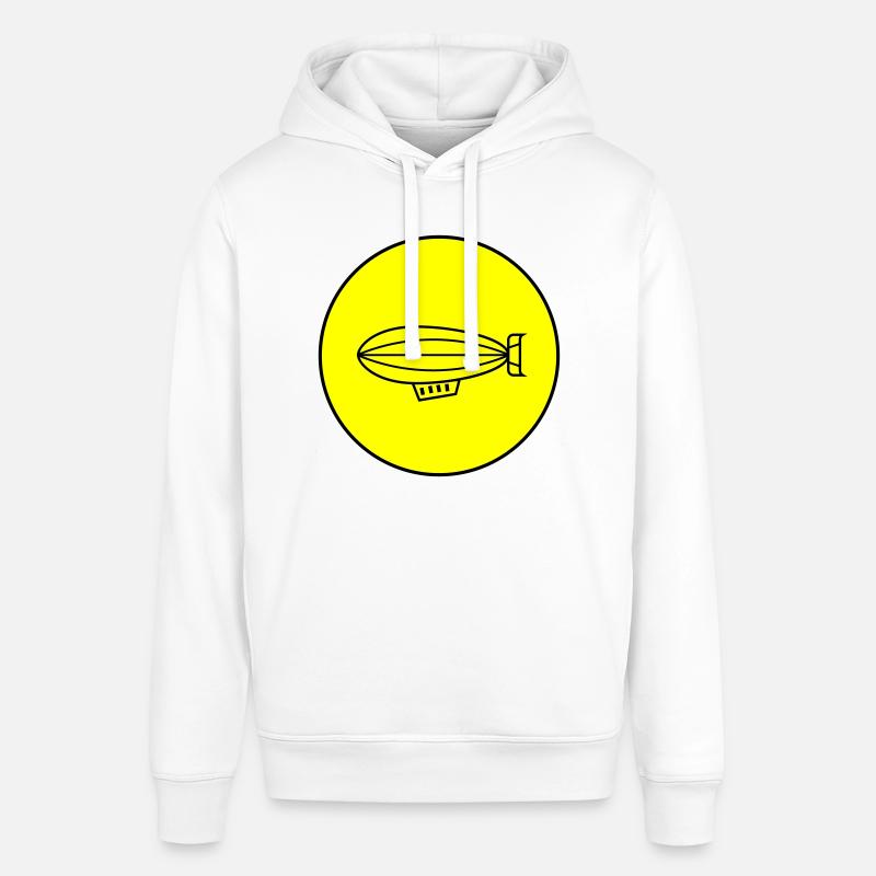 Symbole de l’icône Zeppelin - Sweat à capuche SOUNDER Stanley/Stella Unisexe - blanc