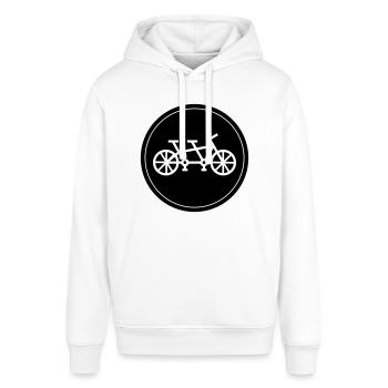 Bike tandem - Stanley/Stella SOUNDER Unisex Hoodie - white - Front - Alina (178cm) & Michal (187cm)