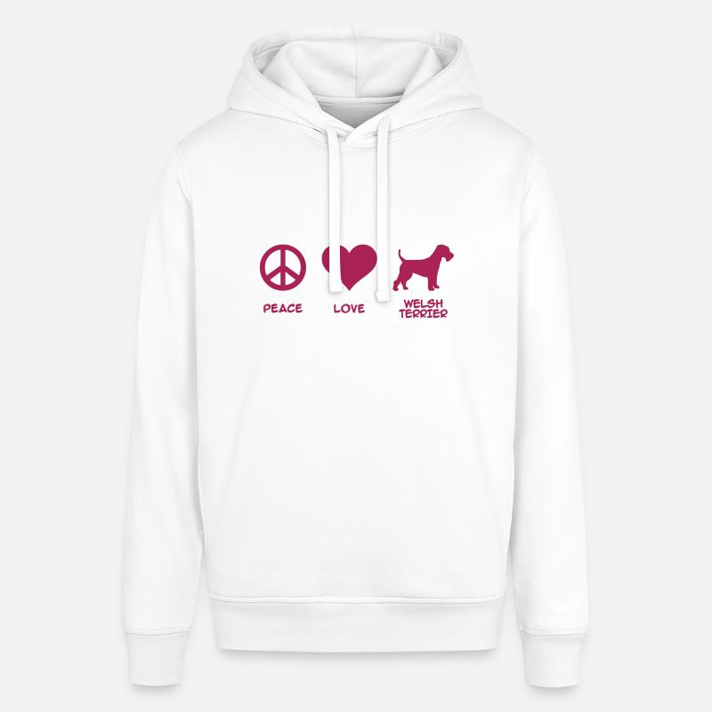 Welsh Terrier - Sweat à capuche SOUNDER Stanley/Stella Unisexe - blanc