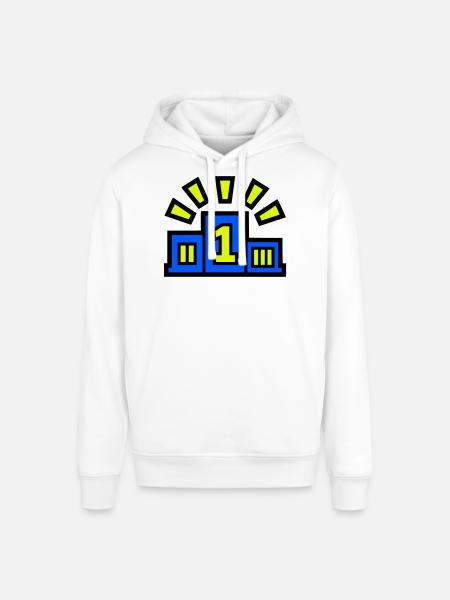 Winner Podium Place 1 Champion - Stanley/Stella SOUNDER Unisex Hoodie - white