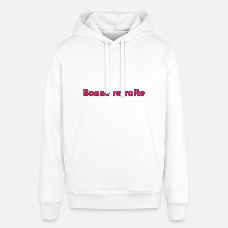 RETRAITE. RETRAITE. RETRAITEE. RETRAITE - Sweat à capuche SOUNDER Stanley/Stella Unisexe - blanc