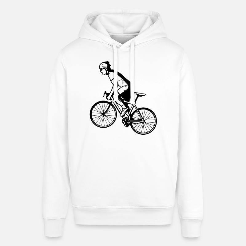 Conception de vélo de route - Sweat à capuche SOUNDER Stanley/Stella Unisexe - blanc