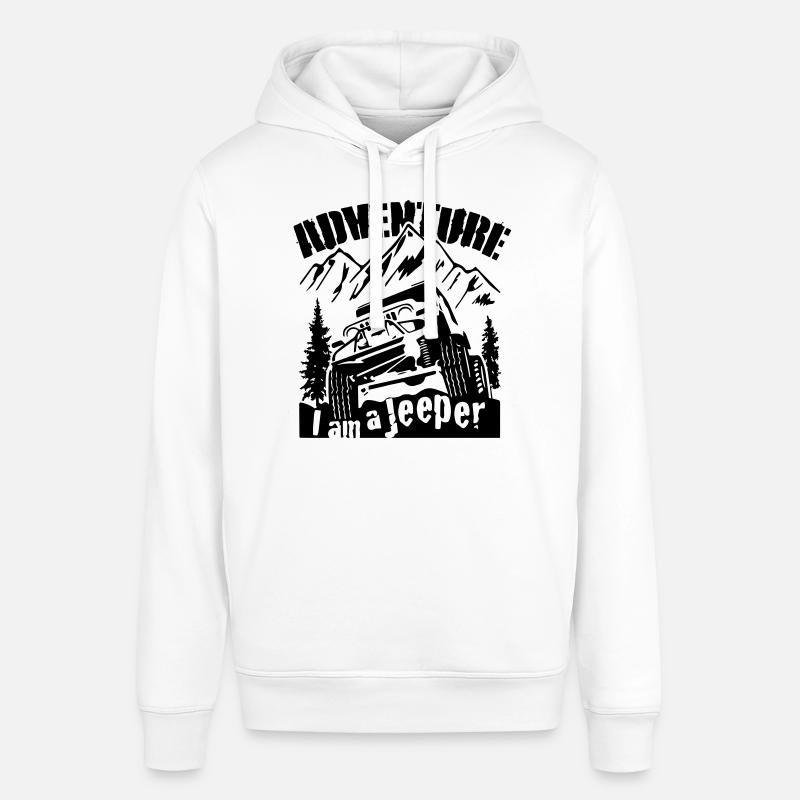 I am A Jeeper - Sweat à capuche SOUNDER Stanley/Stella Unisexe - blanc
