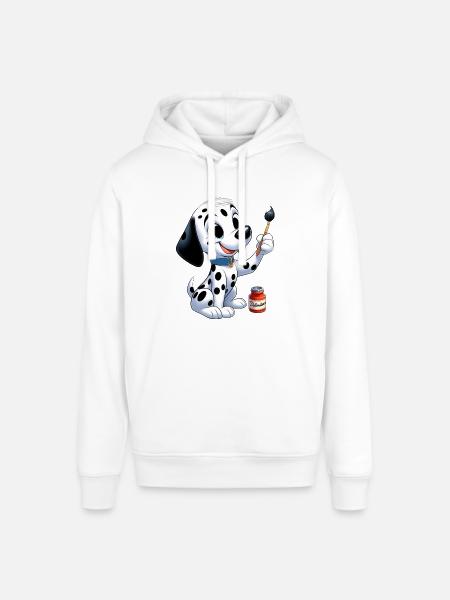 Dalmatiner 4 - Stanley/Stella Unisex Hoodie SOUNDER - Weiß