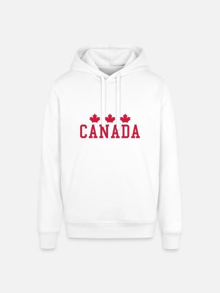 Canada Maple - Stanley/Stella SOUNDER Unisex Hoodie - white