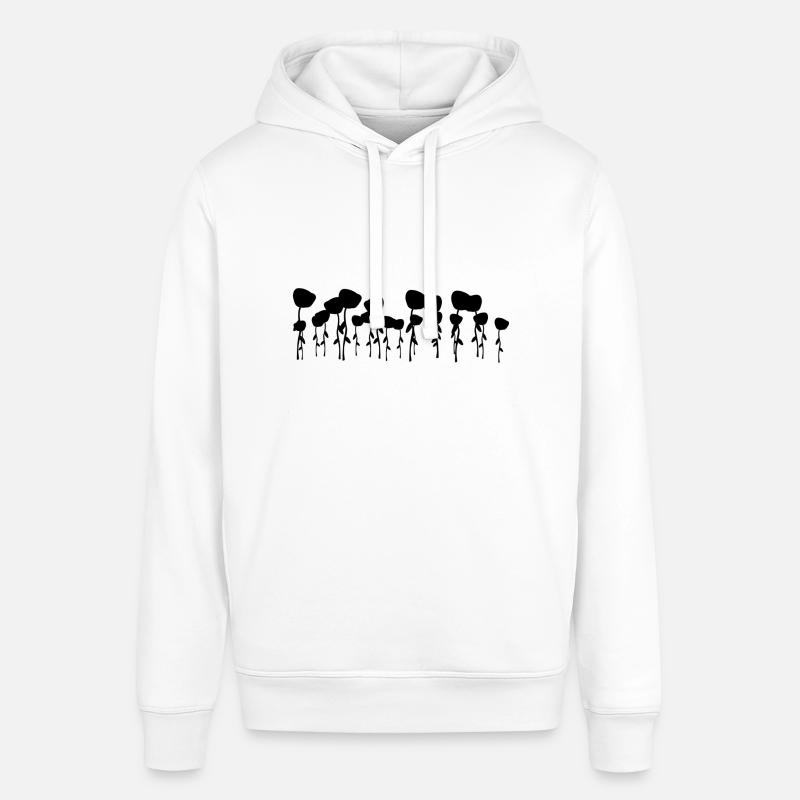 planter des fleurs de rose - Sweat à capuche SOUNDER Stanley/Stella Unisexe - blanc