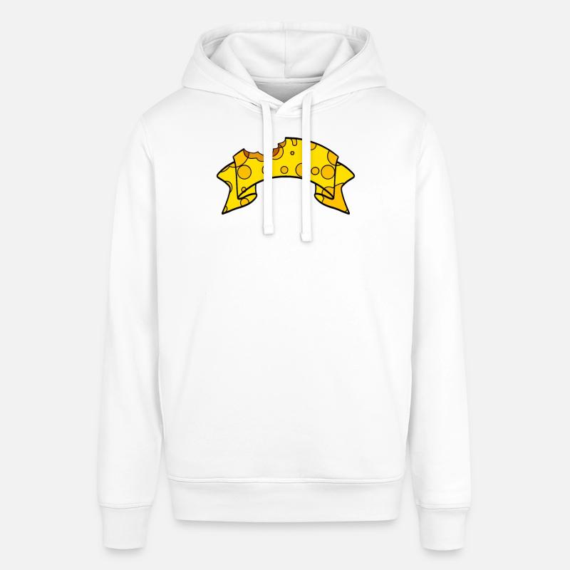 Bannières de fromage - Sweat à capuche SOUNDER Stanley/Stella Unisexe - blanc