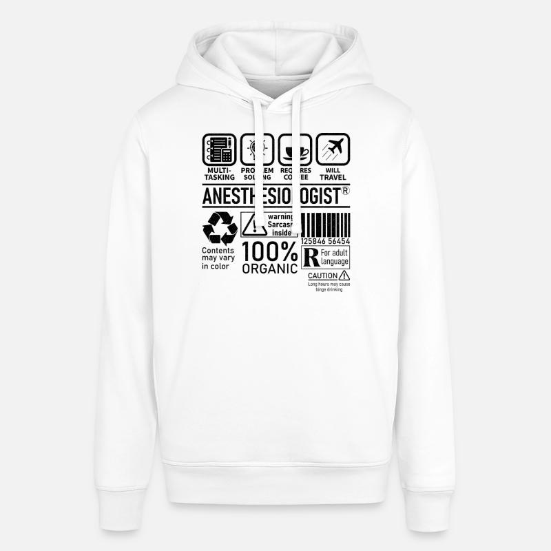 Anesthesiologist multi tasking problem solving - Stanley/Stella Unisex Hoodie SOUNDER - Weiß