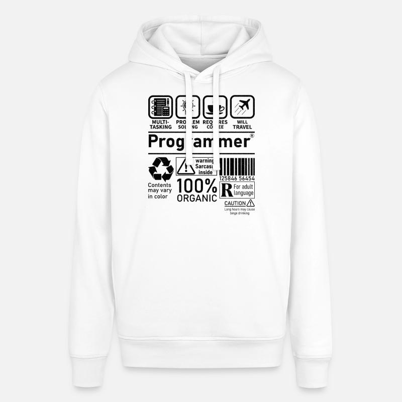 Programmer multi tasking problem solving requires - Stanley/Stella Unisex Hoodie SOUNDER - Weiß