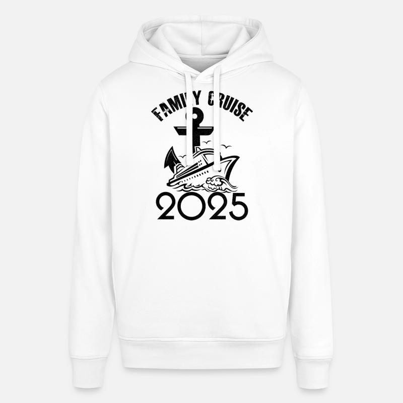 Croisière famille 2025 - Sweat à capuche SOUNDER Stanley/Stella Unisexe - blanc