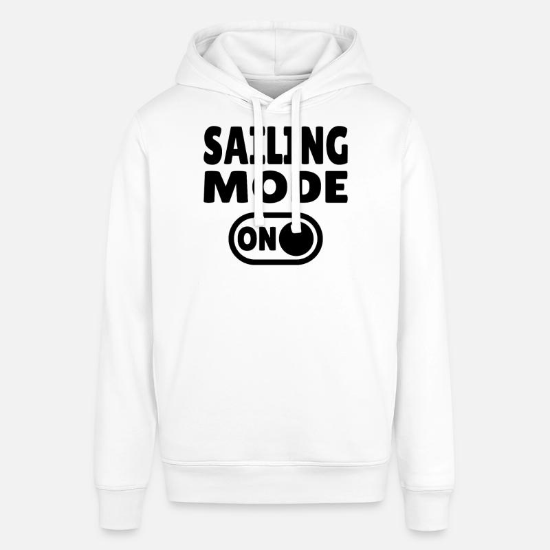 Mode Navigation Activé - Navigation Active - Sweat à capuche SOUNDER Stanley/Stella Unisexe - blanc