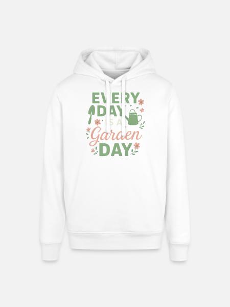 Garten Spruch Gartenliebe - Stanley/Stella Unisex Hoodie SOUNDER - Weiß