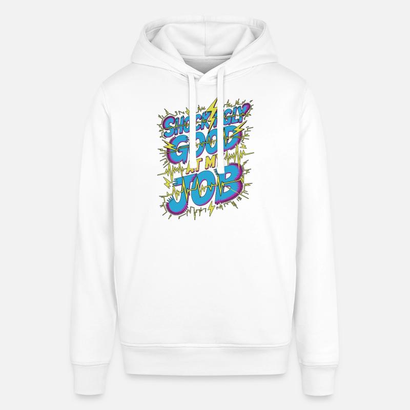 Cardiac Tech Shockingly Good Pacemaker Technician - Stanley/Stella SOUNDER Unisex Hoodie - white