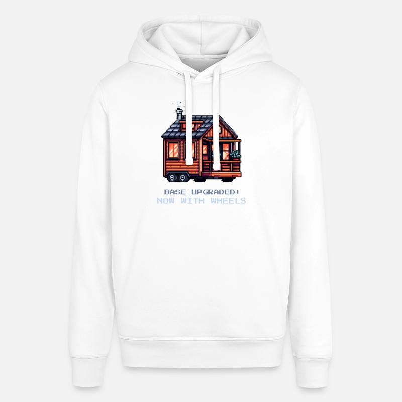 Basic upgrade on wheels | Tiny House - Stanley/Stella SOUNDER Unisex Hoodie - white