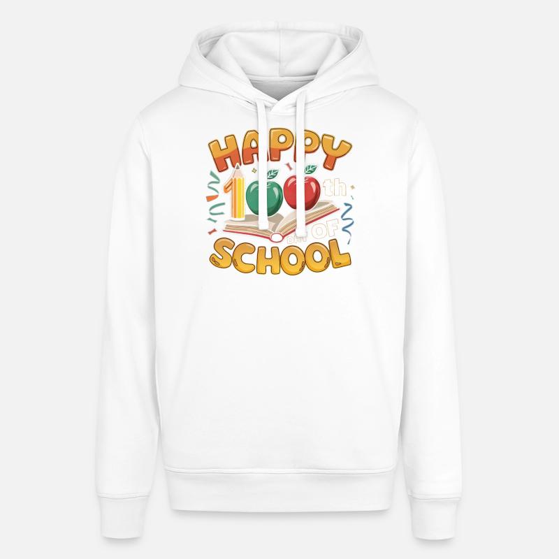 Conception du centième anniversaire de l’école - Sweat à capuche SOUNDER Stanley/Stella Unisexe - blanc