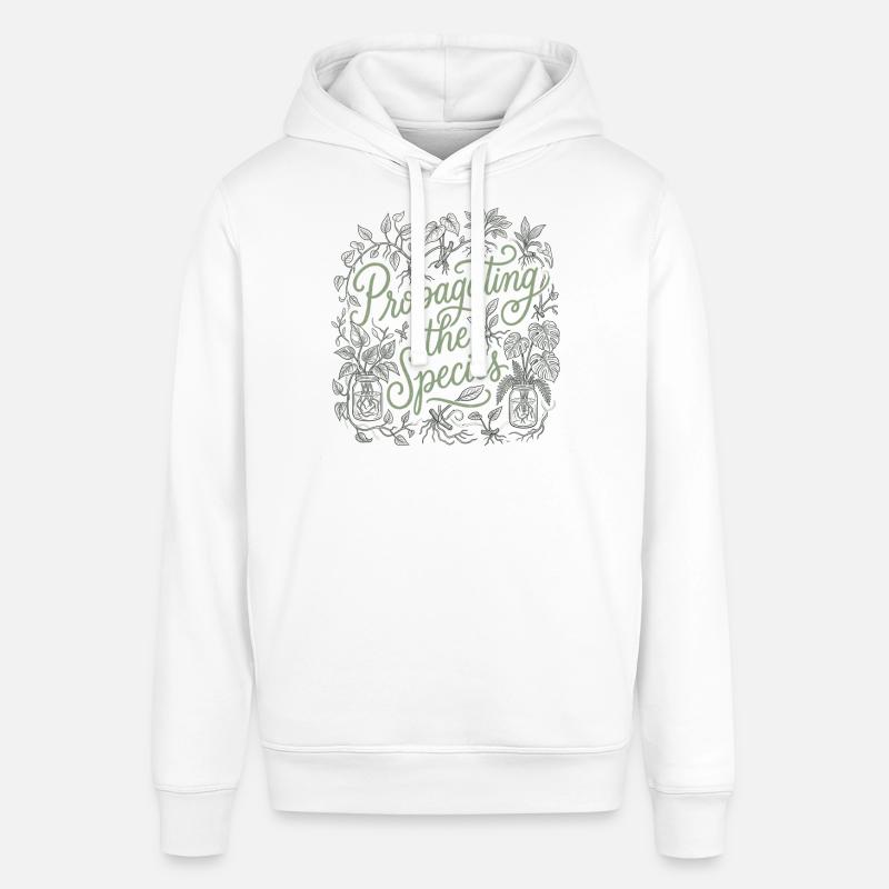 Propagation de l’espèce Maman de grossesse - Sweat à capuche SOUNDER Stanley/Stella Unisexe - blanc
