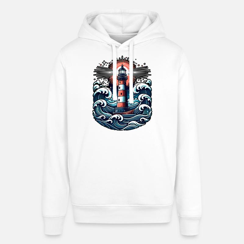 phare - Sweat à capuche SOUNDER Stanley/Stella Unisexe - blanc