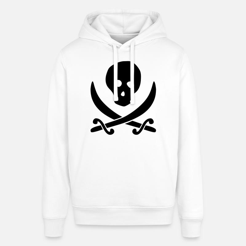 Pirate - Crâne - Sweat à capuche SOUNDER Stanley/Stella Unisexe - blanc