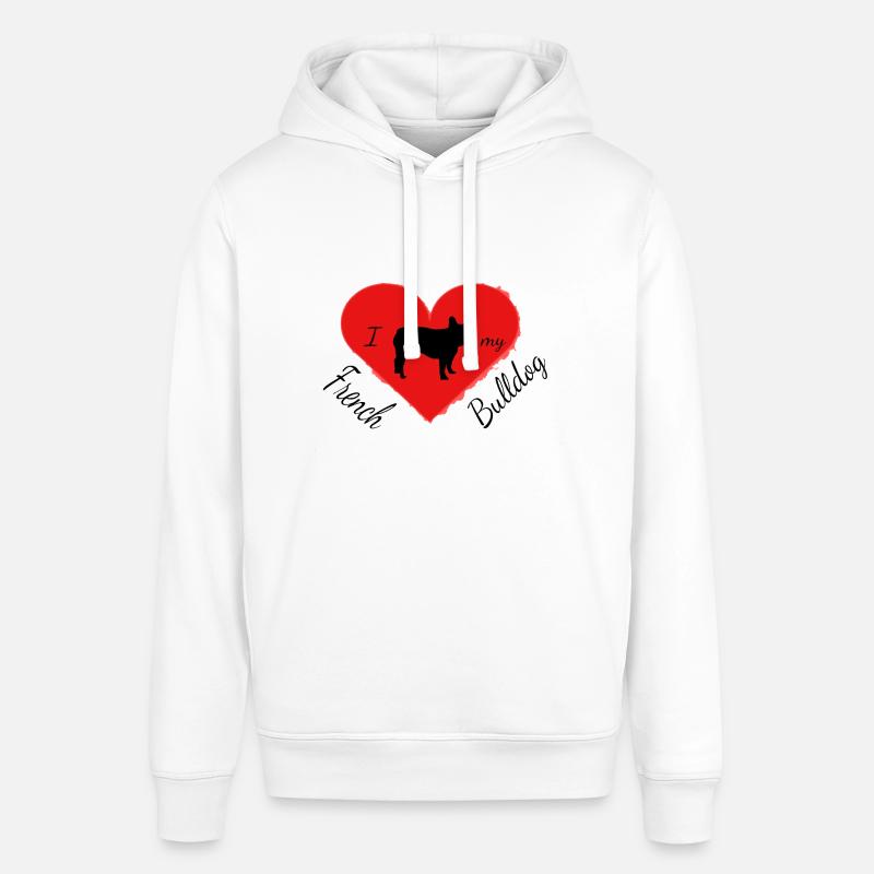 Frenchie, Bully, Bouledogue français, Cadeau - Sweat à capuche SOUNDER Stanley/Stella Unisexe - blanc