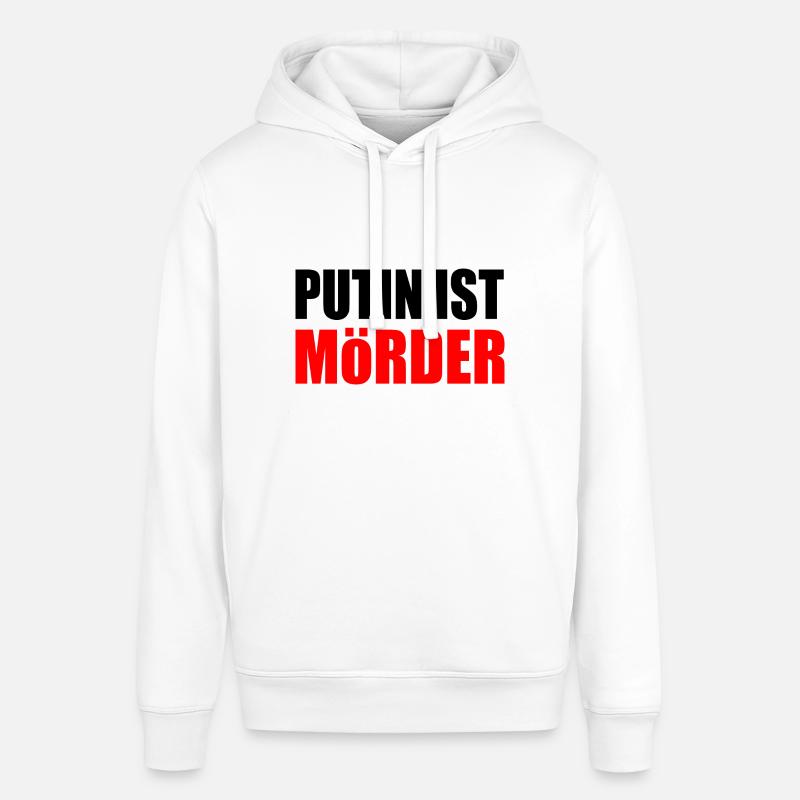 Poutine est meurtrier - Sweat à capuche SOUNDER Stanley/Stella Unisexe - blanc