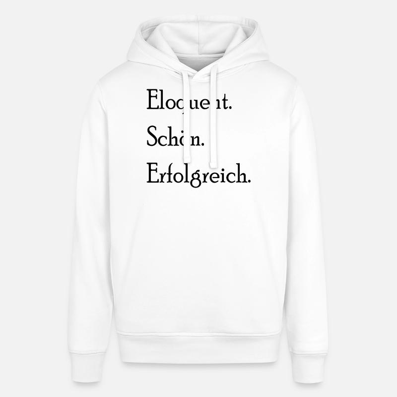 Éloquent. Sympa. Avec succès. Déclaration - Sweat à capuche SOUNDER Stanley/Stella Unisexe - blanc