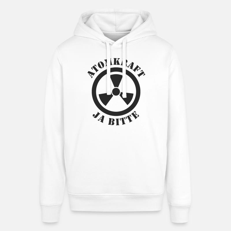 Atomkraft, Ja bitte - Stanley/Stella Unisex Hoodie SOUNDER - Weiß