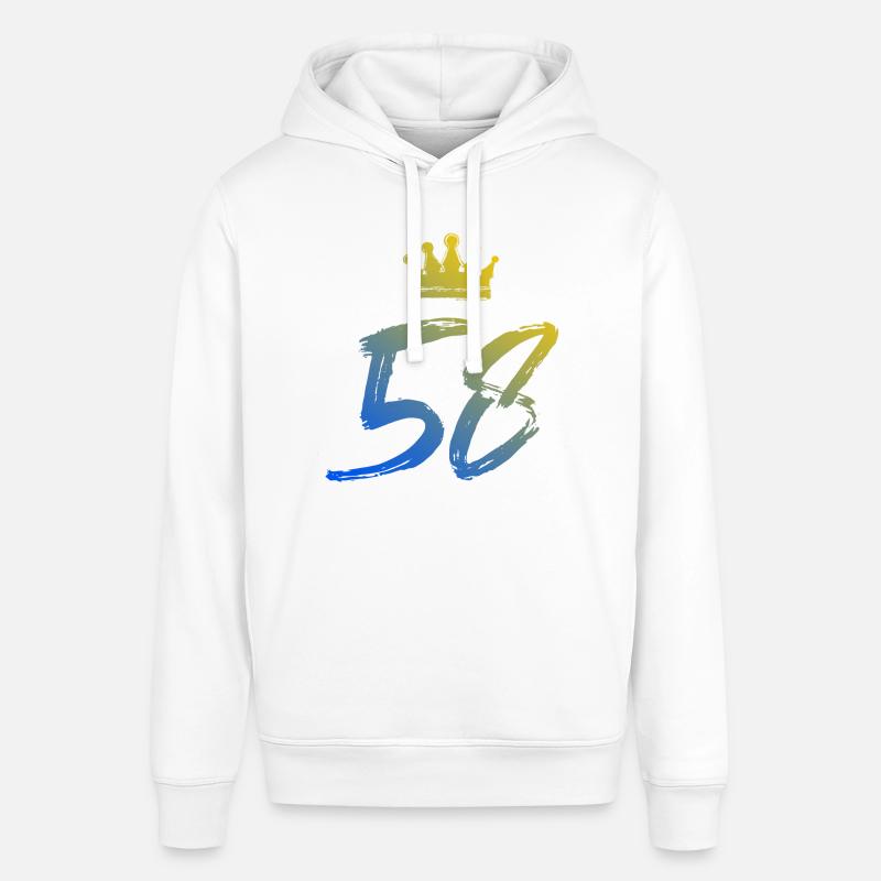 58 Couronne numérique - Sweat à capuche SOUNDER Stanley/Stella Unisexe - blanc
