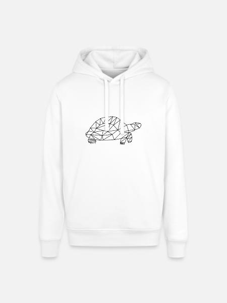 turtle - Stanley/Stella SOUNDER Unisex Hoodie - white