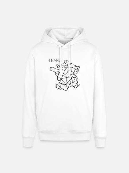 Frankreich - Stanley/Stella Unisex Hoodie SOUNDER - Weiß