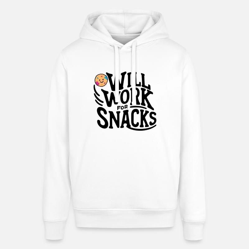 Travailler pour les biscuits - Sweat à capuche SOUNDER Stanley/Stella Unisexe - blanc