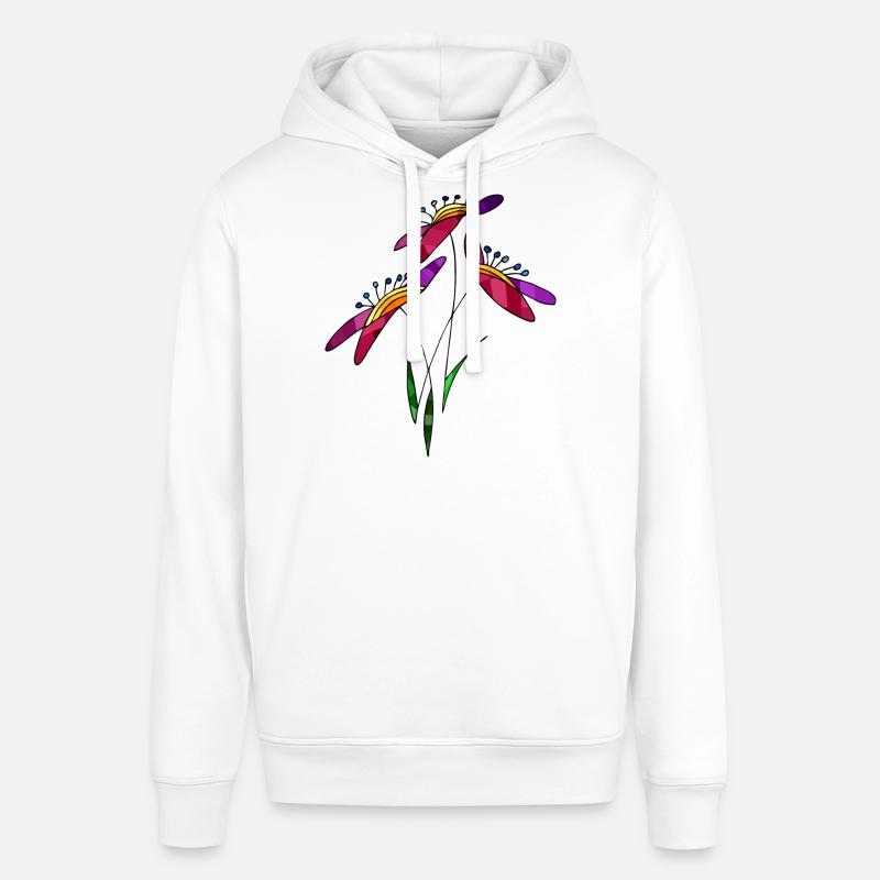 Fleurs - Sweat à capuche SOUNDER Stanley/Stella Unisexe - blanc