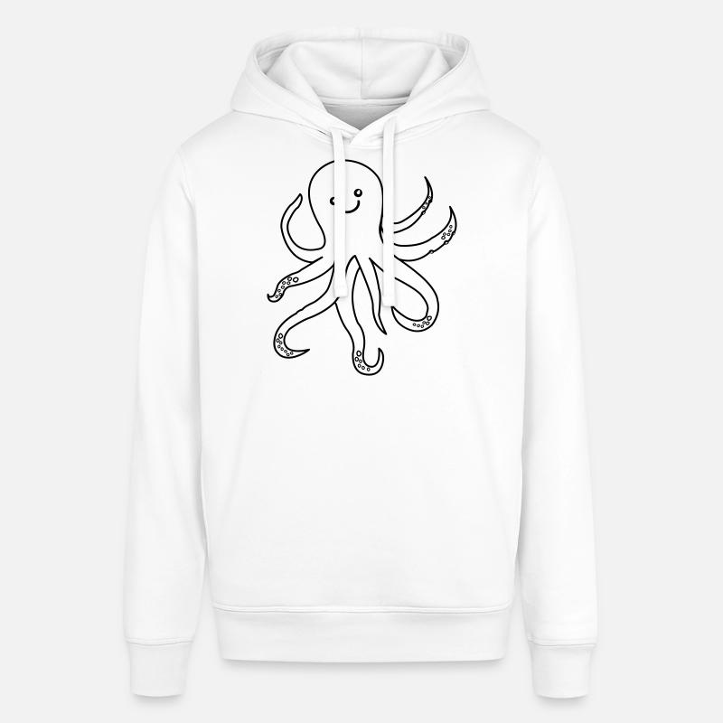 Pieuvre Pieuvre - Sweat à capuche SOUNDER Stanley/Stella Unisexe - blanc