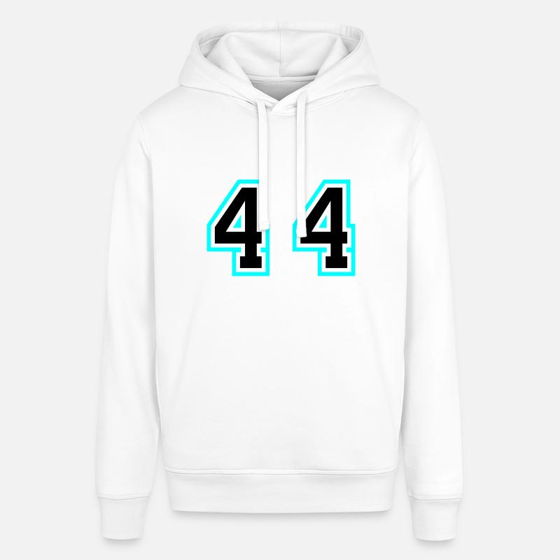 44 Symbole numérique - Sweat à capuche SOUNDER Stanley/Stella Unisexe - blanc