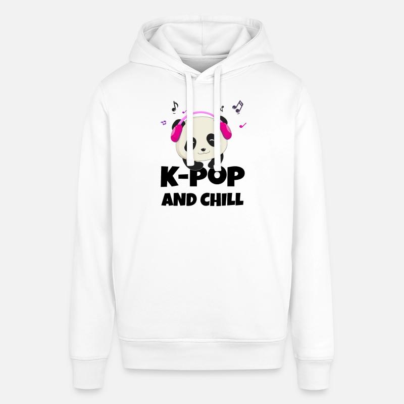K-POP et chill. Blanc # 1 - Sweat à capuche SOUNDER Stanley/Stella Unisexe - blanc