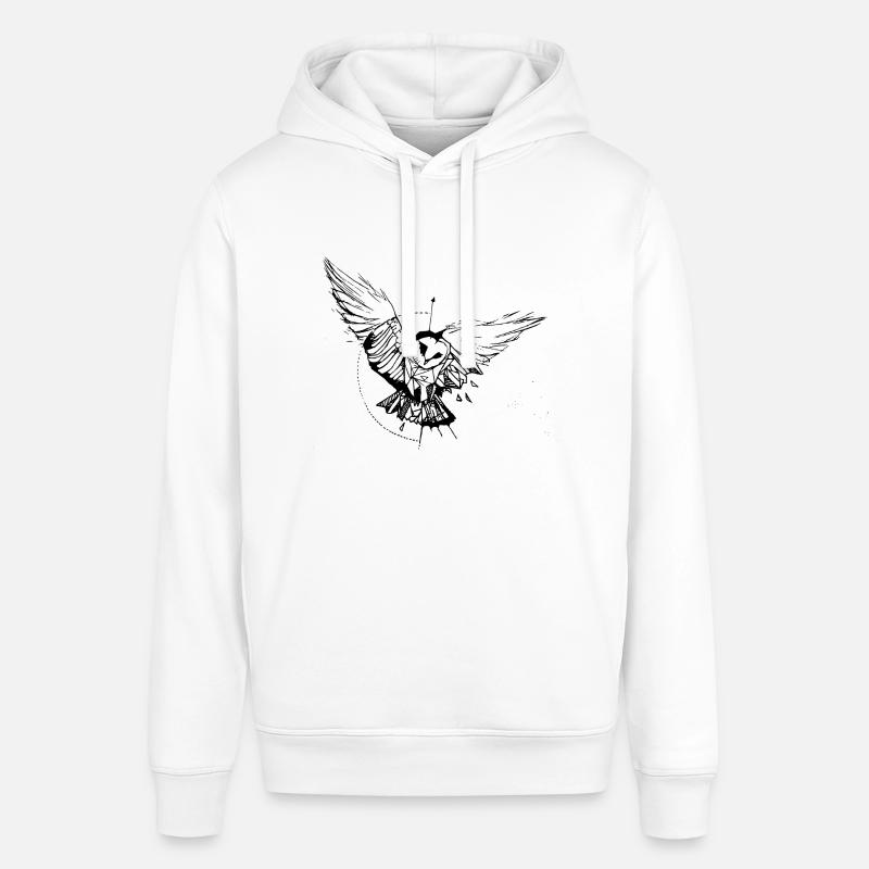 hibou - Sweat à capuche SOUNDER Stanley/Stella Unisexe - blanc
