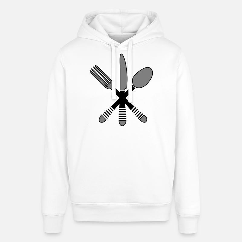 Cuisine couverts 2 - Sweat à capuche SOUNDER Stanley/Stella Unisexe - blanc