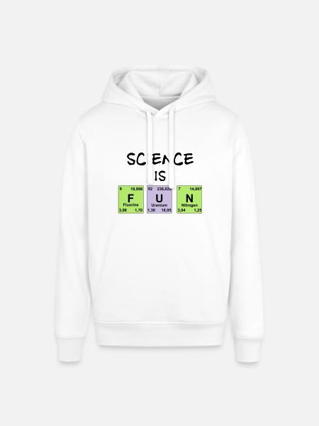 Science is fun - Stanley/Stella SOUNDER Unisex Hoodie - white