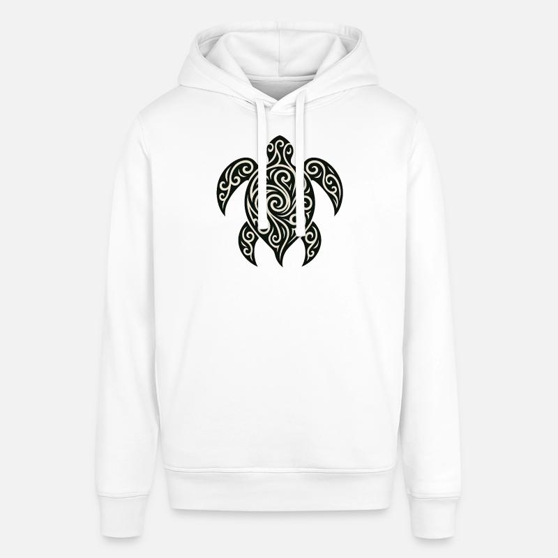 Mana Honu – Polynesian Turtle - Stanley/Stella Unisex Hoodie SOUNDER - Weiß
