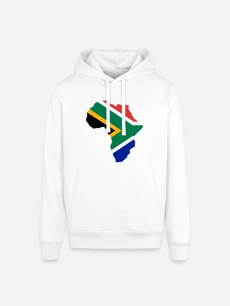 Afrique du Sud - Sweat à capuche SOUNDER Stanley/Stella Unisexe - blanc