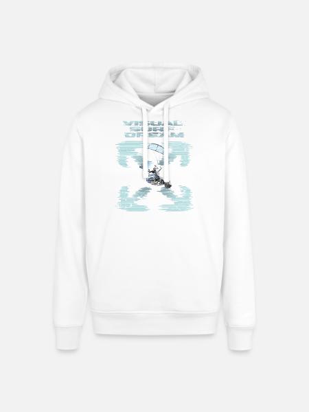 Visual Kitesurfing Dream - Stanley/Stella SOUNDER Unisex Hoodie - white