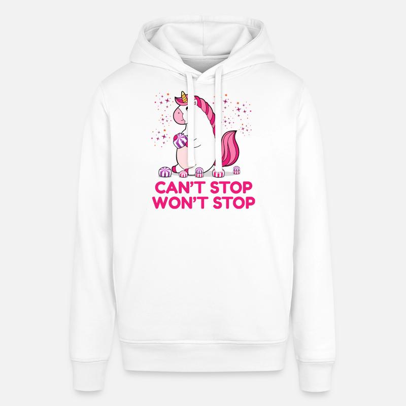 Impossible d'arrêter ne s'arrêtera pas - Sweat à capuche SOUNDER Stanley/Stella Unisexe - blanc