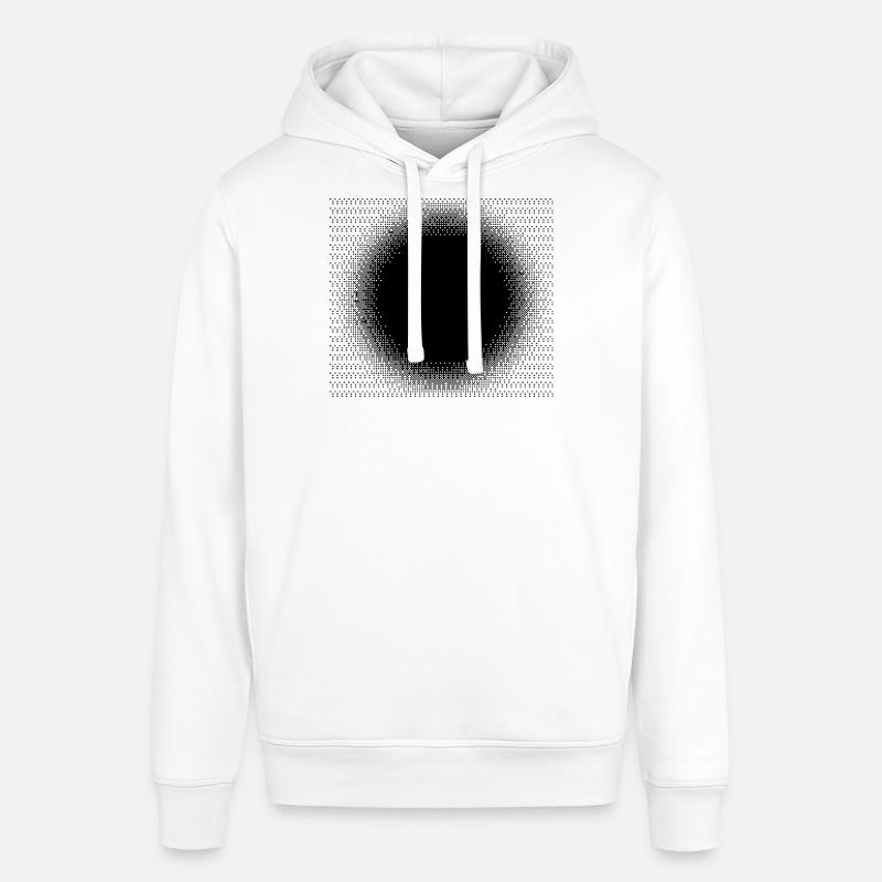 Design des points de soleil noirs - Sweat à capuche SOUNDER Stanley/Stella Unisexe - blanc