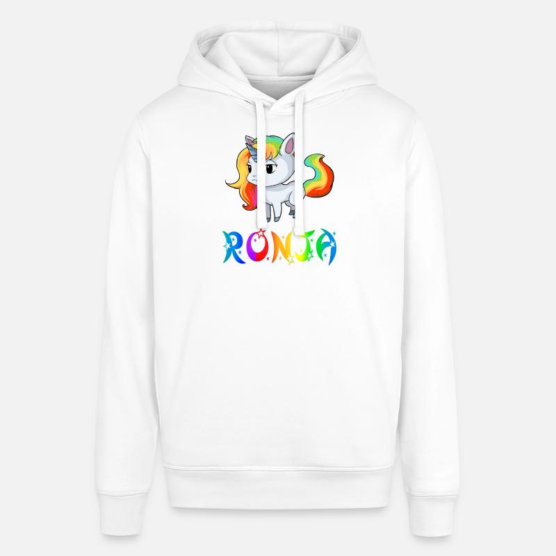 Ronja Einhorn - Sweat à capuche SOUNDER Stanley/Stella Unisexe - blanc