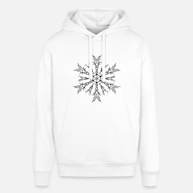 Mandala Lines Abstract Shape Pattern - Sweat à capuche SOUNDER Stanley/Stella Unisexe - blanc