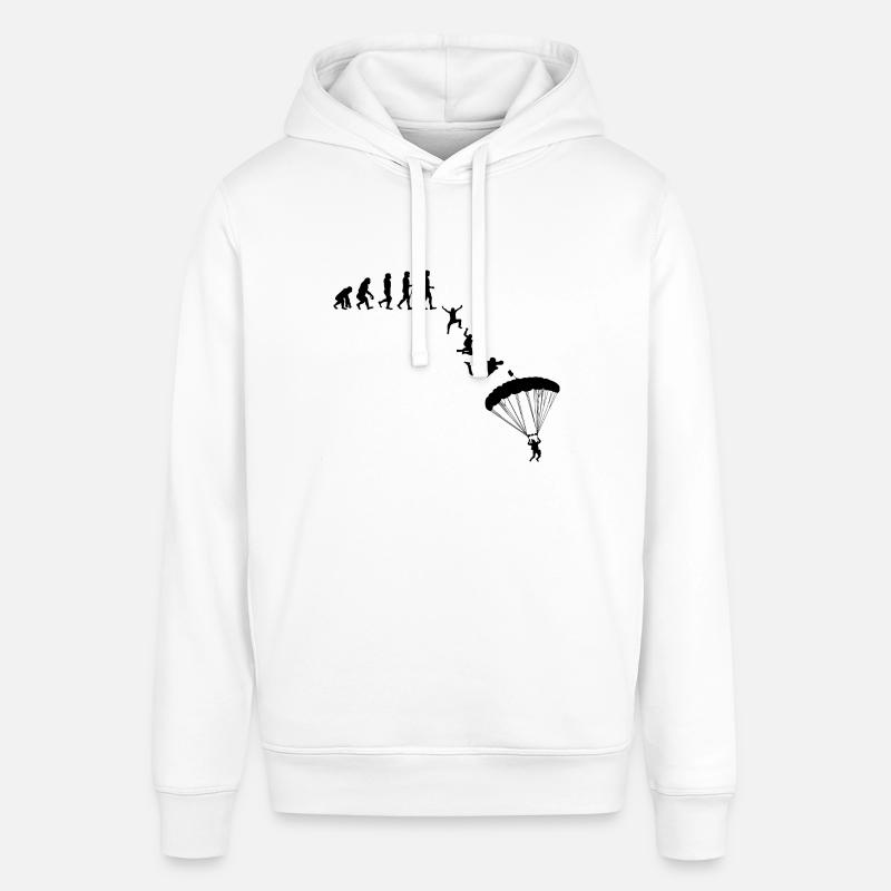 Parachute Springer Paraglider Evolution - Sweat à capuche SOUNDER Stanley/Stella Unisexe - blanc