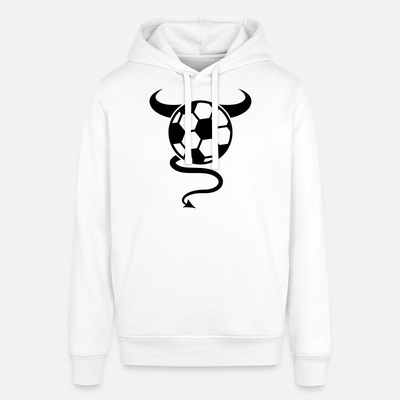 Soccer Devil Logo Design - Sweat à capuche SOUNDER Stanley/Stella Unisexe - blanc