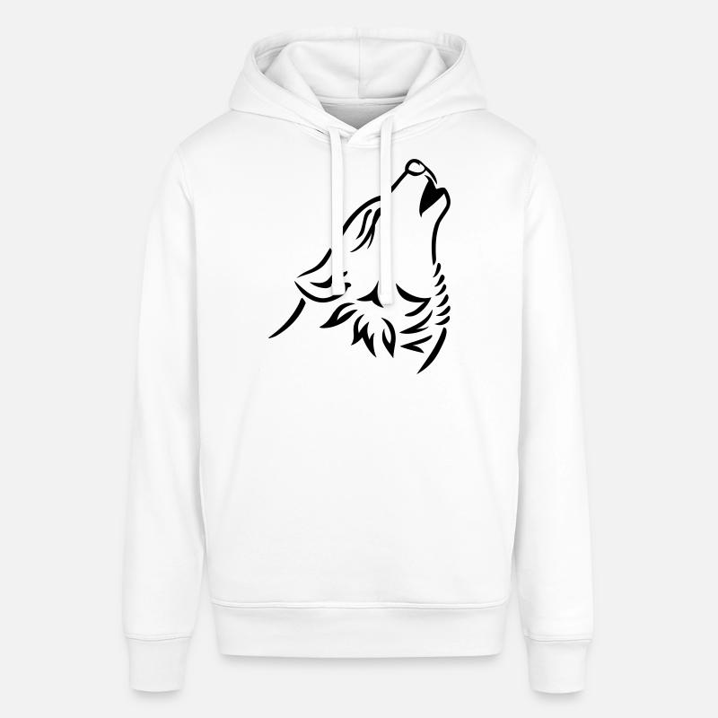 Loup - Sweat à capuche SOUNDER Stanley/Stella Unisexe - blanc