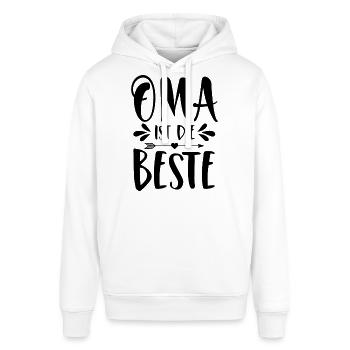 Oma ist die Beste - Stanley/Stella Unisex Hoodie SOUNDER - Weiß - Vorne - Alina (178cm) & Michal (187cm)